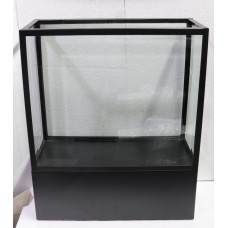 Box lantern iron/glass rectangular big