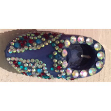 BEADED SHOE DÉCOR BIG BLUE