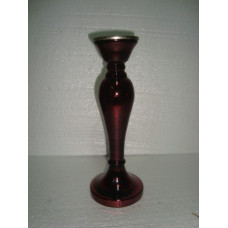 CANDLE STAND MEDIUM SILVER