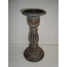 WOODEN CANDLE STAND