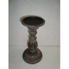 WOODEN CANDLE STAND