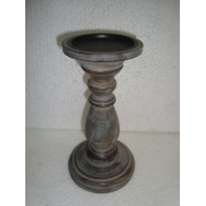 WOODEN CANDLE STAND