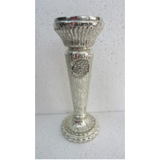 CANDLE STAND RIBBED MOTIF MED