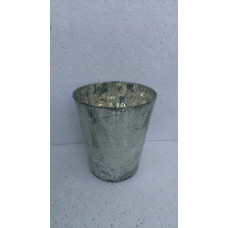 TAPER VASE XL SILVER FOIL