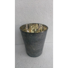 TAPER VASE XL SILVER FOIL