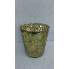 TAPER VASE LARGE SILVER FOIL