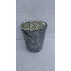 TAPER VASE MEDIUM SILVER FOIL