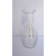 DIAMOND CUTTING VASE SMALL CLEAR