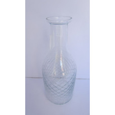 DIAMOND CUTTING VASE MEDIUM CLEAR