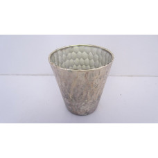 CONE SHAPED VASE STONES LUSTER SMALL