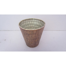 CONE SHAPED VASE STONES LUSTER SMALL