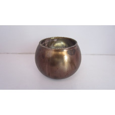 BALL VASE STONES LUSTER SMALL