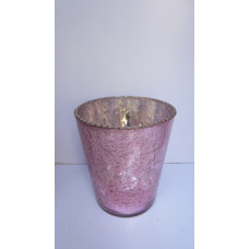 TAPER VASE MEDIUM SILVER FOIL