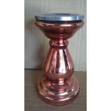 CANDLE STAND BIG - COPPER SILVER