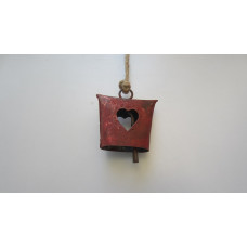 HEART CUT PURSE BELL