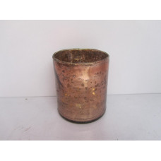 CYLINDER VASE O SILVER FOIL SMALL