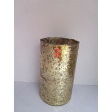 CYLINDER VASE O SILVER FOIL LARGE