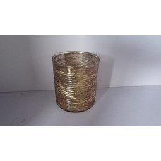 CYLINDER VASE SMALL STONE CUT