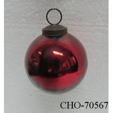 Ball 3" ½ cr red silver