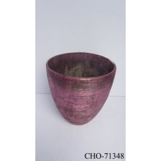 Vase Broad Rubber Silver