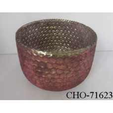 HONEY COMB ROUND VASE  FOIL BIG