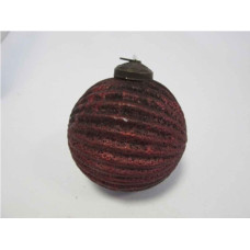 Ball 4 inch rib soda red