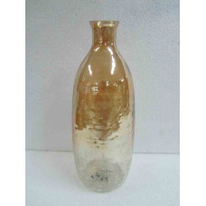 Bottle big crack gold luster