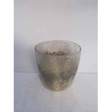 Planter 14x15 crincle silver