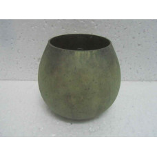 U VASE SMALL FROSTED SILVER