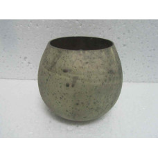 U VASE SMALL FROSTED SILVER