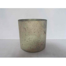 CYLINDER VASE XL FROSTED SILVER