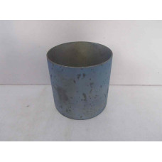 CYLINDER VASE FROSTED SILVER