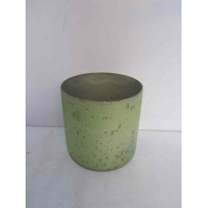 CYLINDER VASE FROSTED SILVER