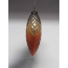 8 CORN HANGING LIGHT SMOKE LUSTRE"