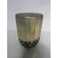 Vase h.comb big sil.bronze