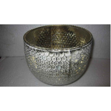 HONEY COMB ROUND VASE  CEMENT XL