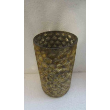 HONEYCOMB CYLINDER VASE XL SODA