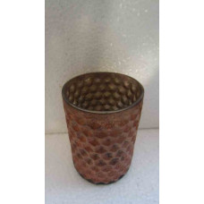 HONEYCOMB CYLINDER VASE BIG FOIL