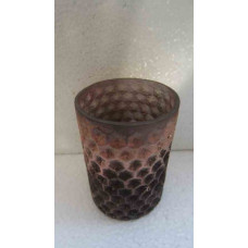 HONEYCOMB CYLINDER VASE BIG FOIL