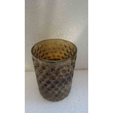 HONEYCOMB CYLINDER VASE BIG LUSTRE