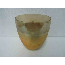 LUSTER SILVER 1/2 CRACK PLANTER 14x15