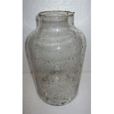 Bottle vase M stones clear