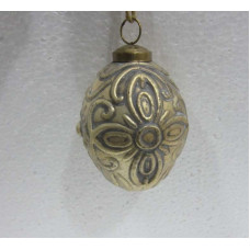 4 FLOWERS OVAL HANGING GOLD CEMENT"