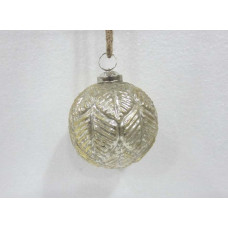 4 BETEL LEAFS DESIGN BALL PLAIN SILVER"