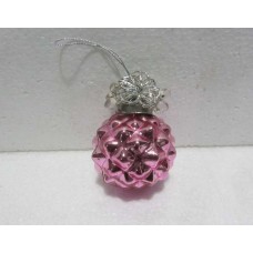 Ball 2 inch diamond decor pink