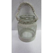 LANTERN RUSA JAR STRIPES WEAVING MED