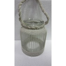 LANTERN RUSA JAR STRIPES WEAVING BIG