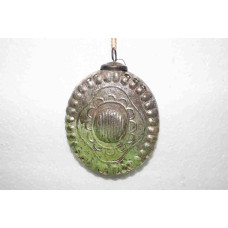 5 inch FLAT COIN ROUND HANGING 2 TONE