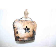 STAR CUT BELL WITH IRON HANDLE SMALL