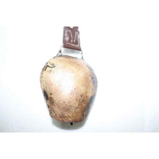 SMALL OVAL BELL WITH LEATHER HANDLE